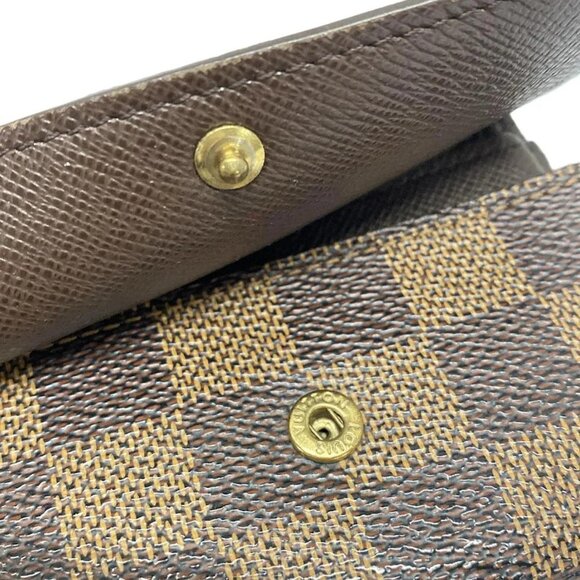 Auth LOUIS VUITTON Multicles 6 N62630 Ebene Damier - CT1005 Key Case - Picture 9 of 13